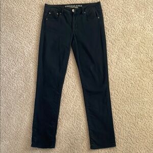 American Eagle Black Straight Jeans